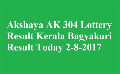 akshaya bagyakuri today result|Iba pa.